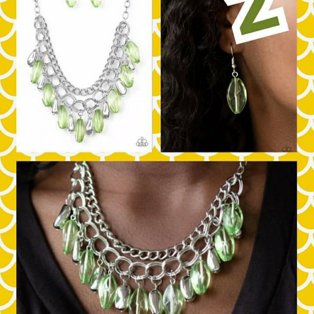 Bead necklace set